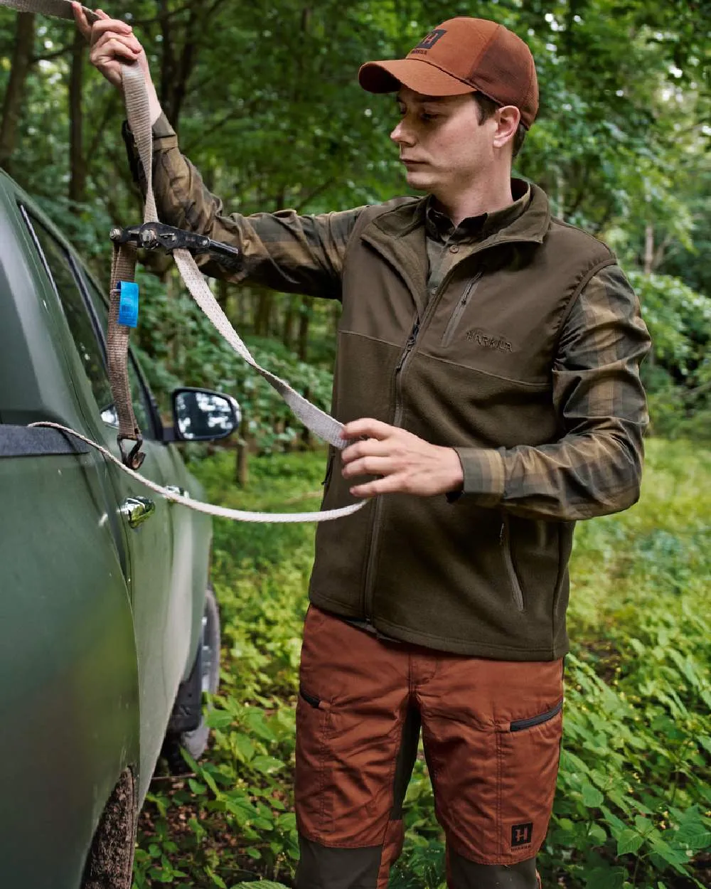 Harkila Fjell Fleece Waistcoat Long Sleeve Cotton Shirts