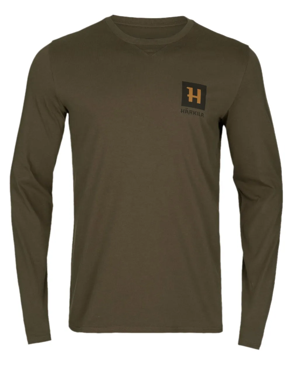 Harkila Gorm Long Sleeve T-Shirt Shooting Check Shirts Men