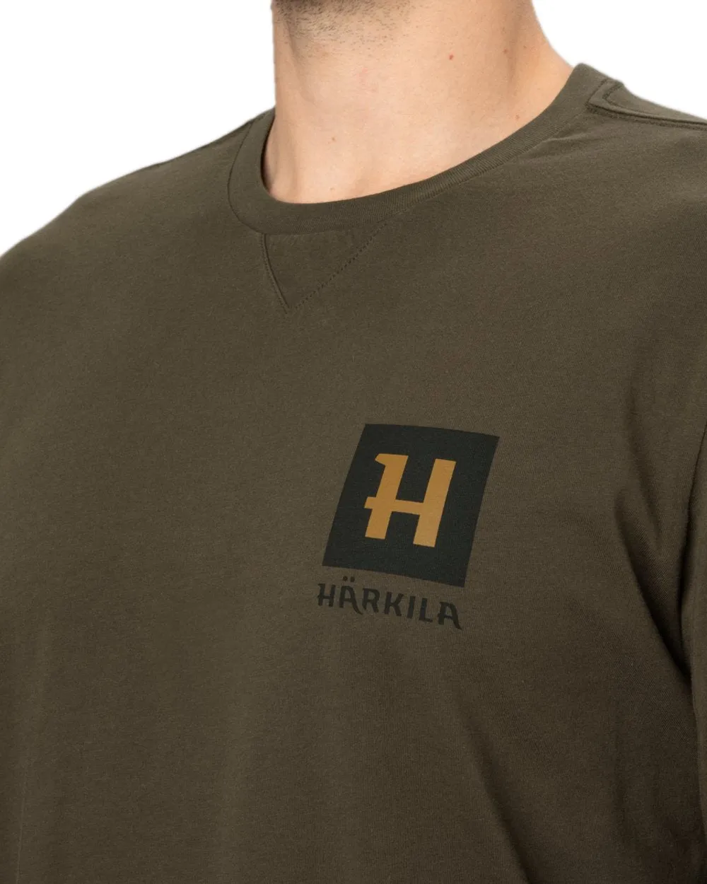 Harkila Gorm Long Sleeve T-Shirt Shooting Field Shirts Men