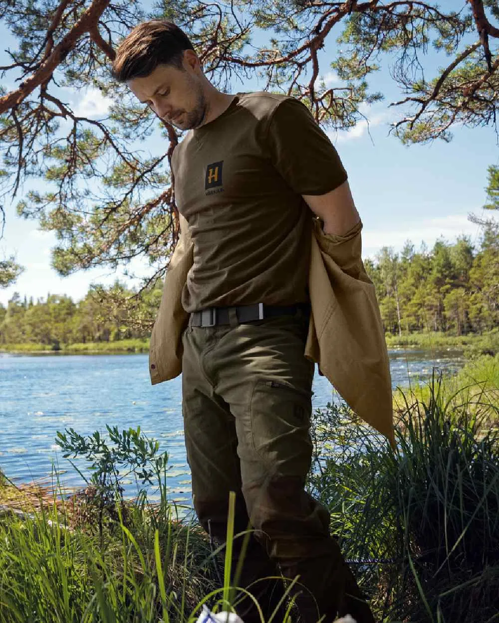 Harkila Gorm Short Sleeved T-Shirt Bushcraft Flannel Shirts