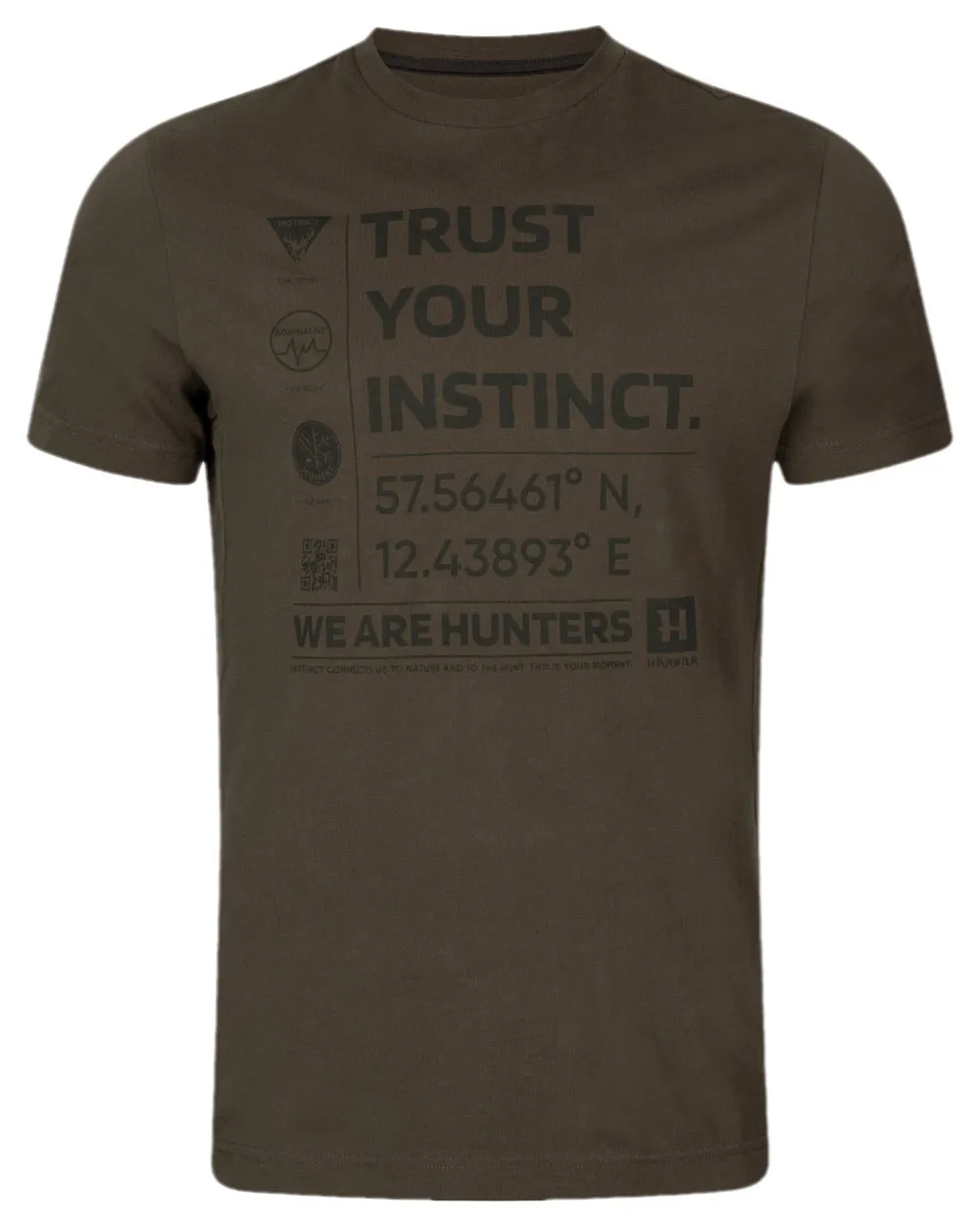 Harkila Instinct Short Sleeve T-Shirt Shooting Check Shirts