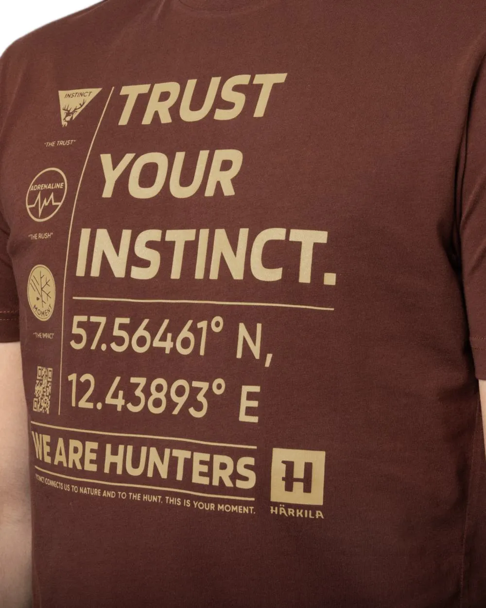 Harkila Instinct Short Sleeve T-Shirt Shooting Check Shirts