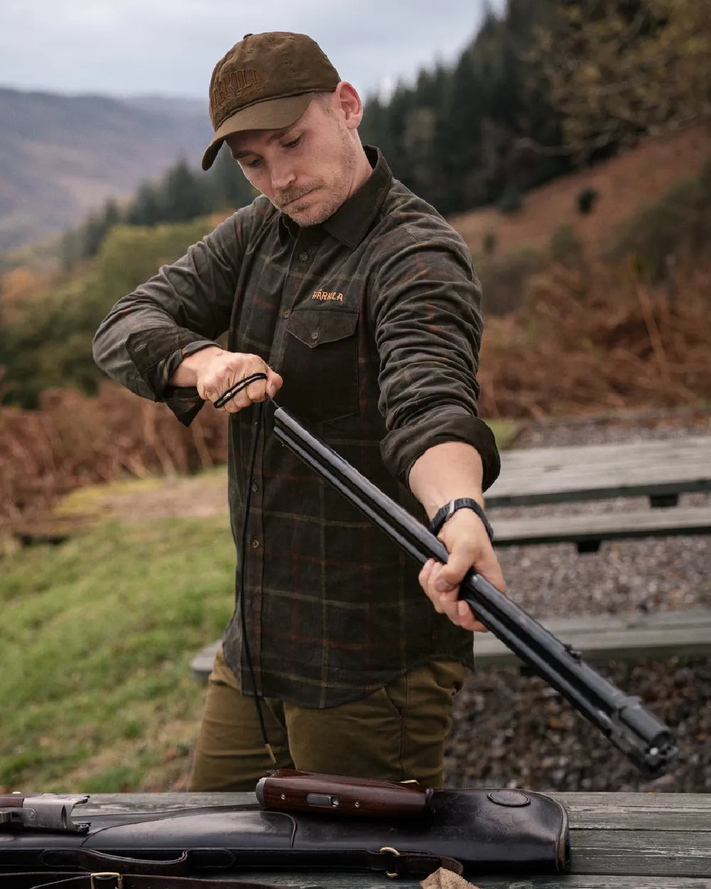 Harkila Kaldfjord Corduroy Check Shirt Harkila Button Shirts