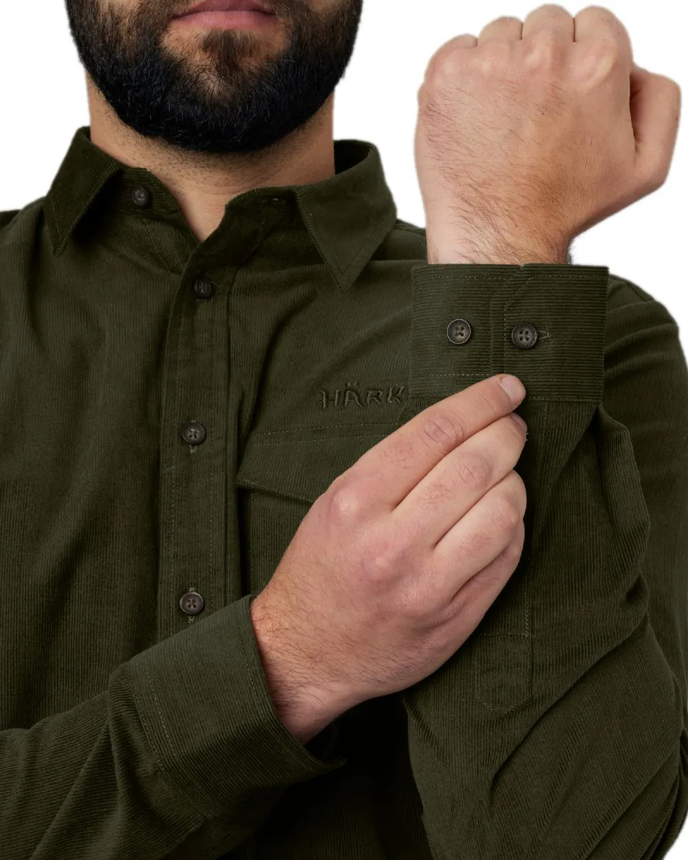 Harkila Kaldfjord Corduroy Shirt Hiking Shirts for Men