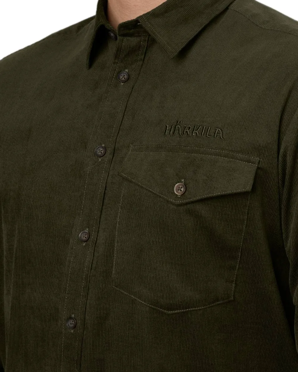 Harkila Kaldfjord Corduroy Shirt Hiking Shirts for Men