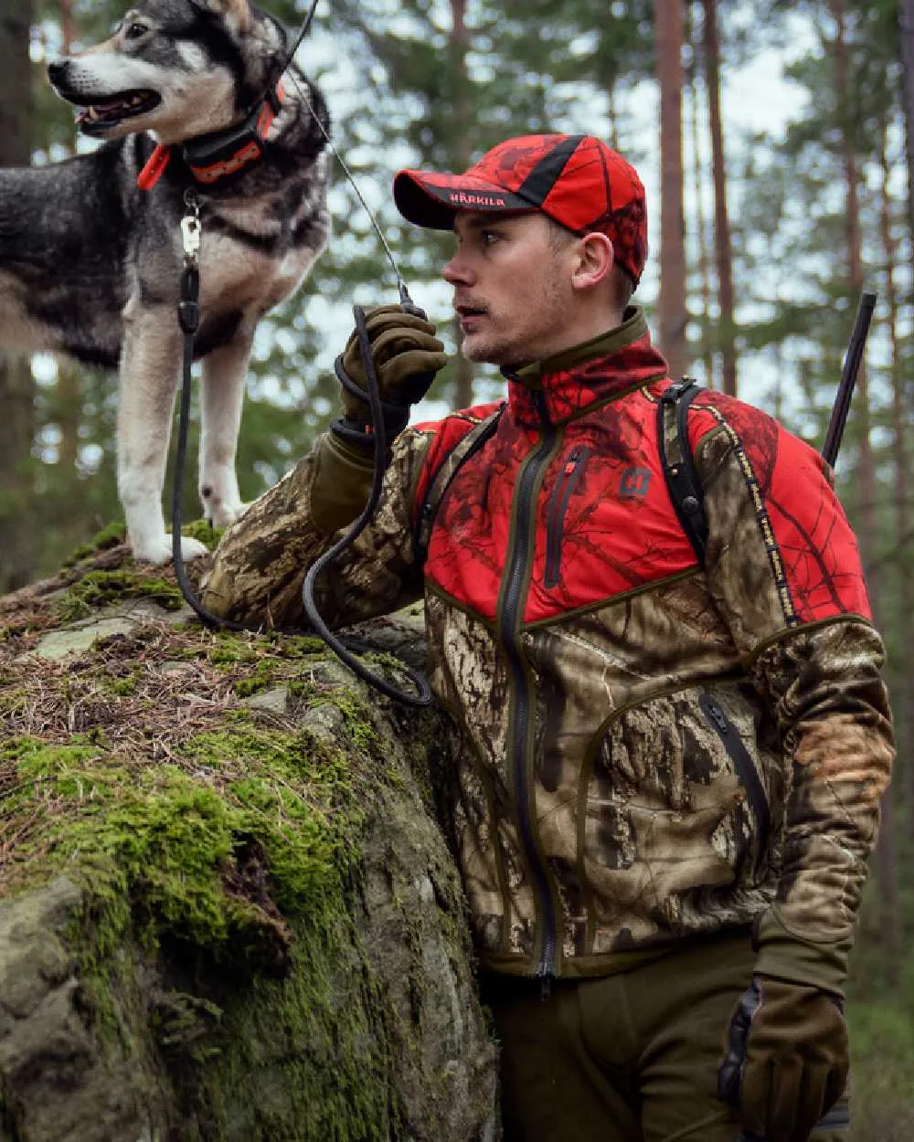 Harkila Kamko Camo Reversible WSP Jacket Men's Jackets and Coats