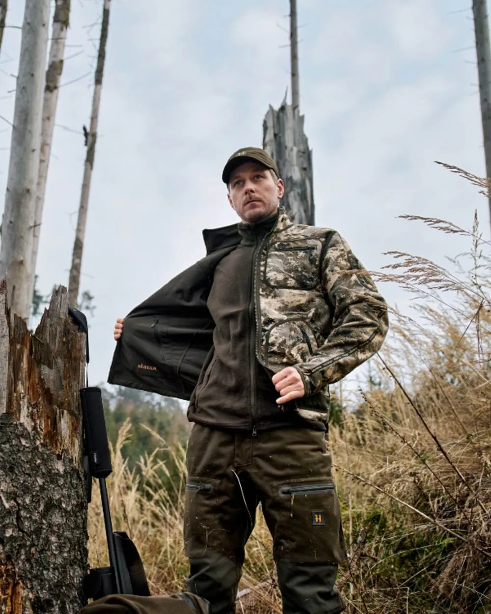 Harkila Kamko Mountain WSP Reversible Fleece Jacket Men's Jackets and Coats