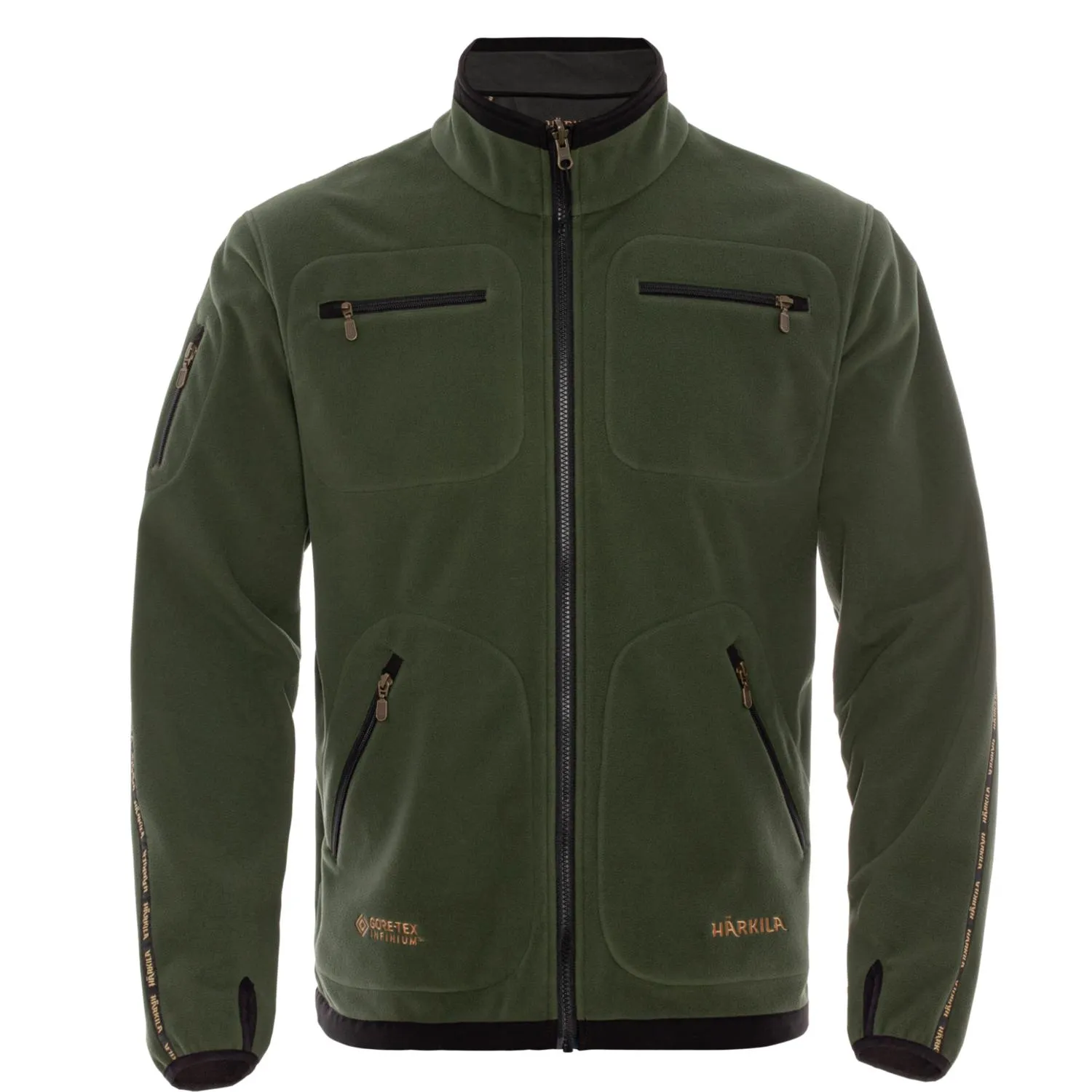 Harkila Kamko Reversible Windstopper Fleece Jacket Hunting Fleece Jackets