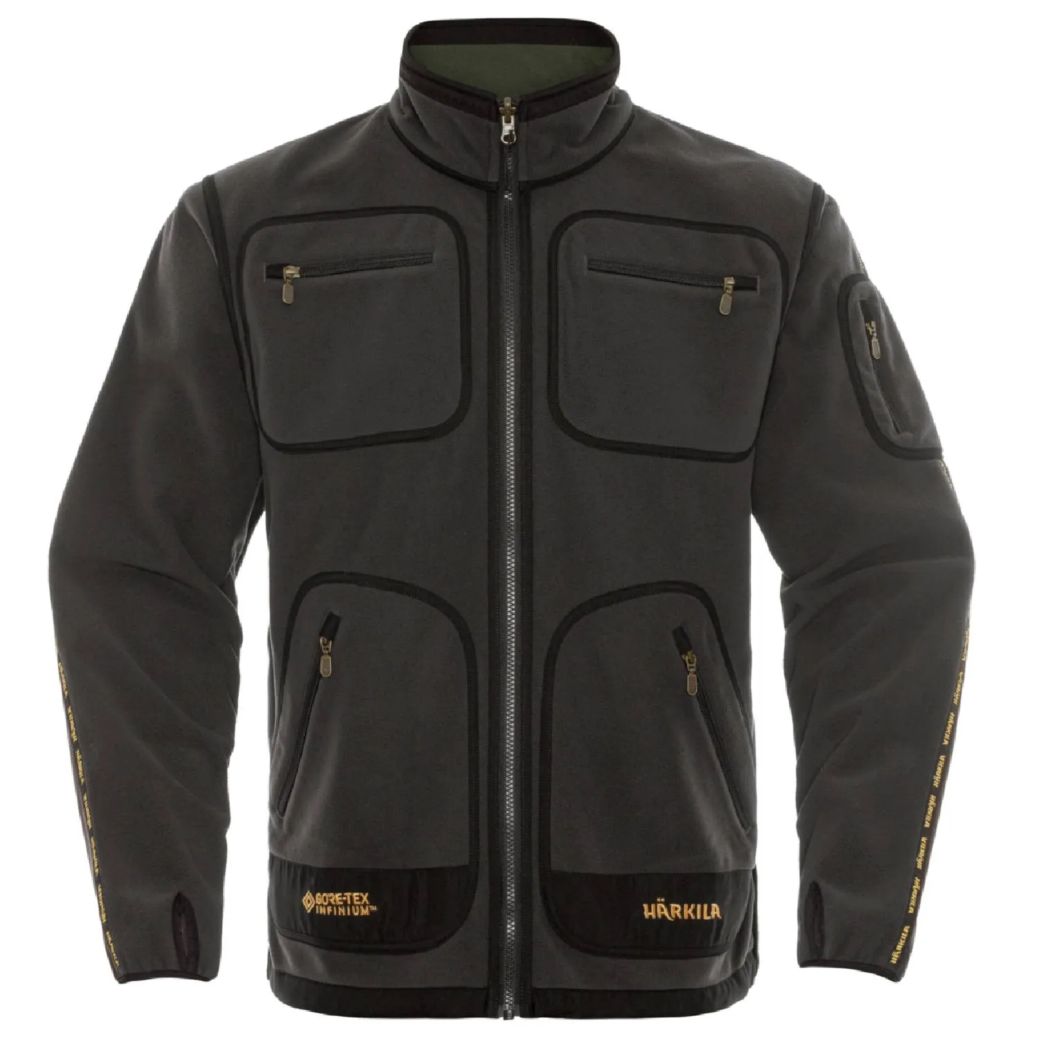 Harkila Kamko Reversible Windstopper Fleece Jacket Hunting Fleece Jackets