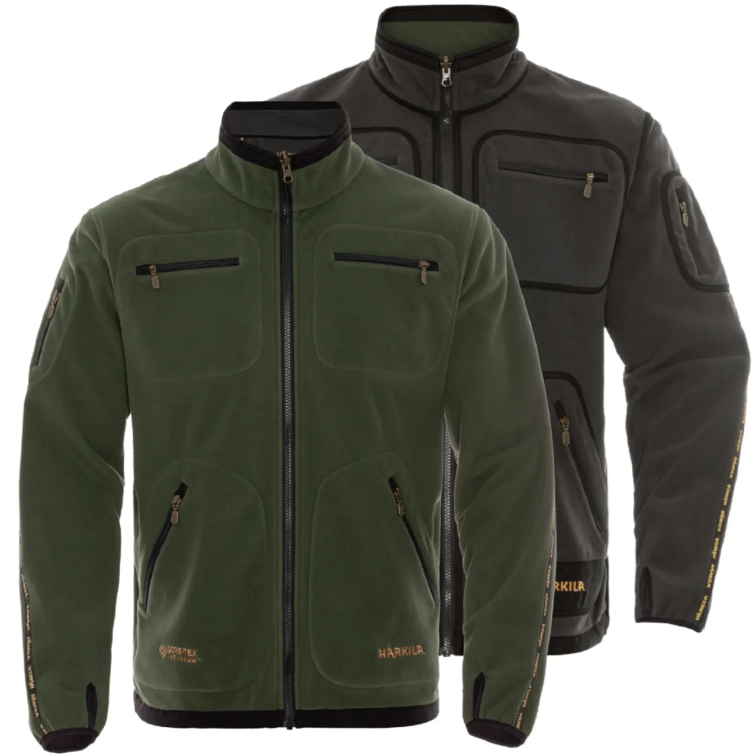 Harkila Kamko Reversible Windstopper Fleece Jacket High-Pile Hunting Fleece