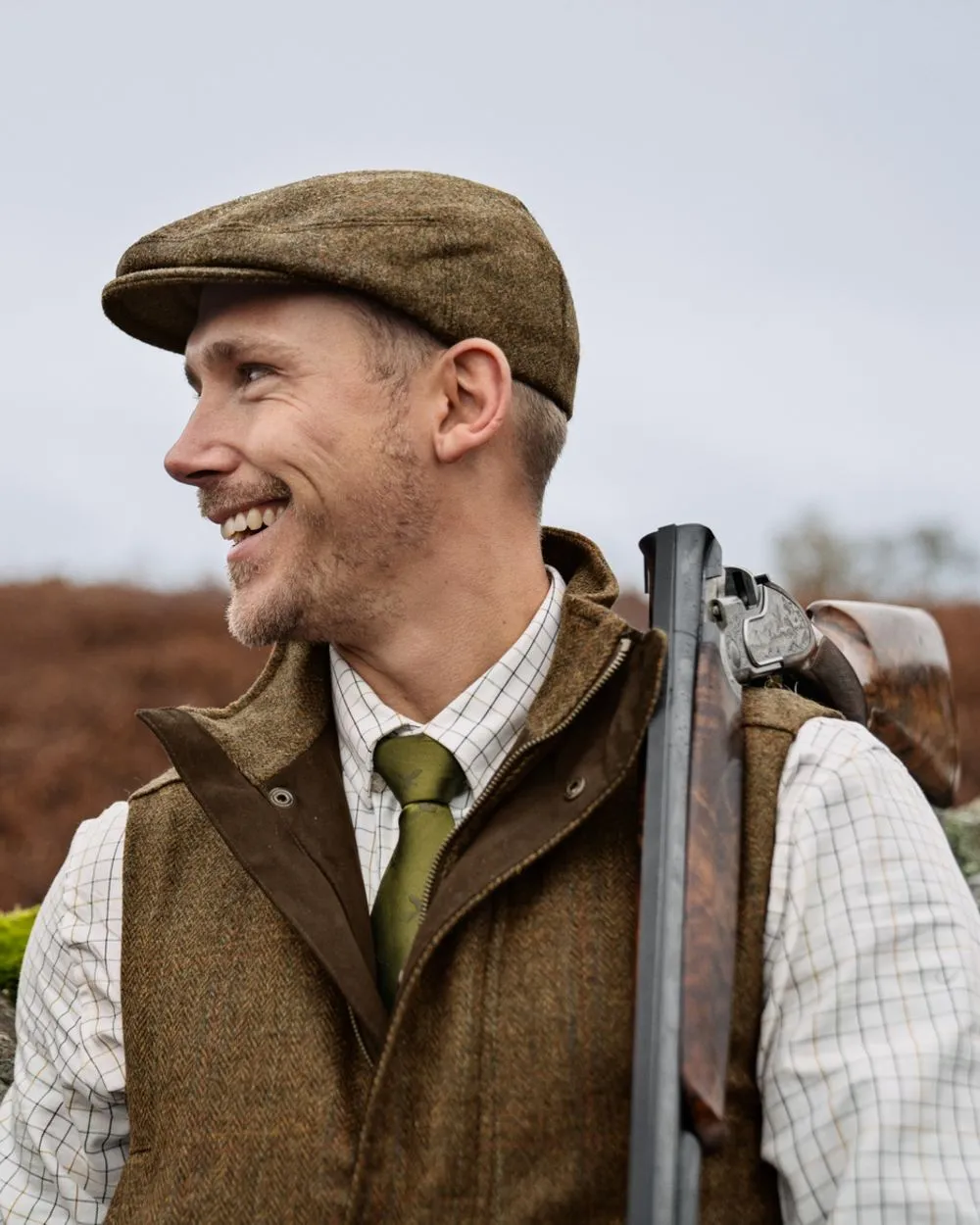 Harkila Kenmore Waistcoat Long Sleeve Cotton Shirts