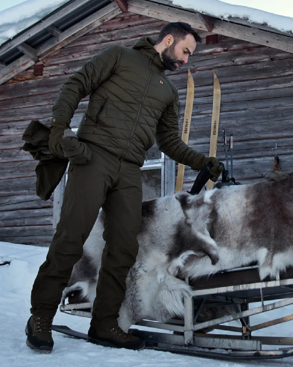 Harkila Logmar Insulated Packable Hooded Jacket Men's Jackets and Coats