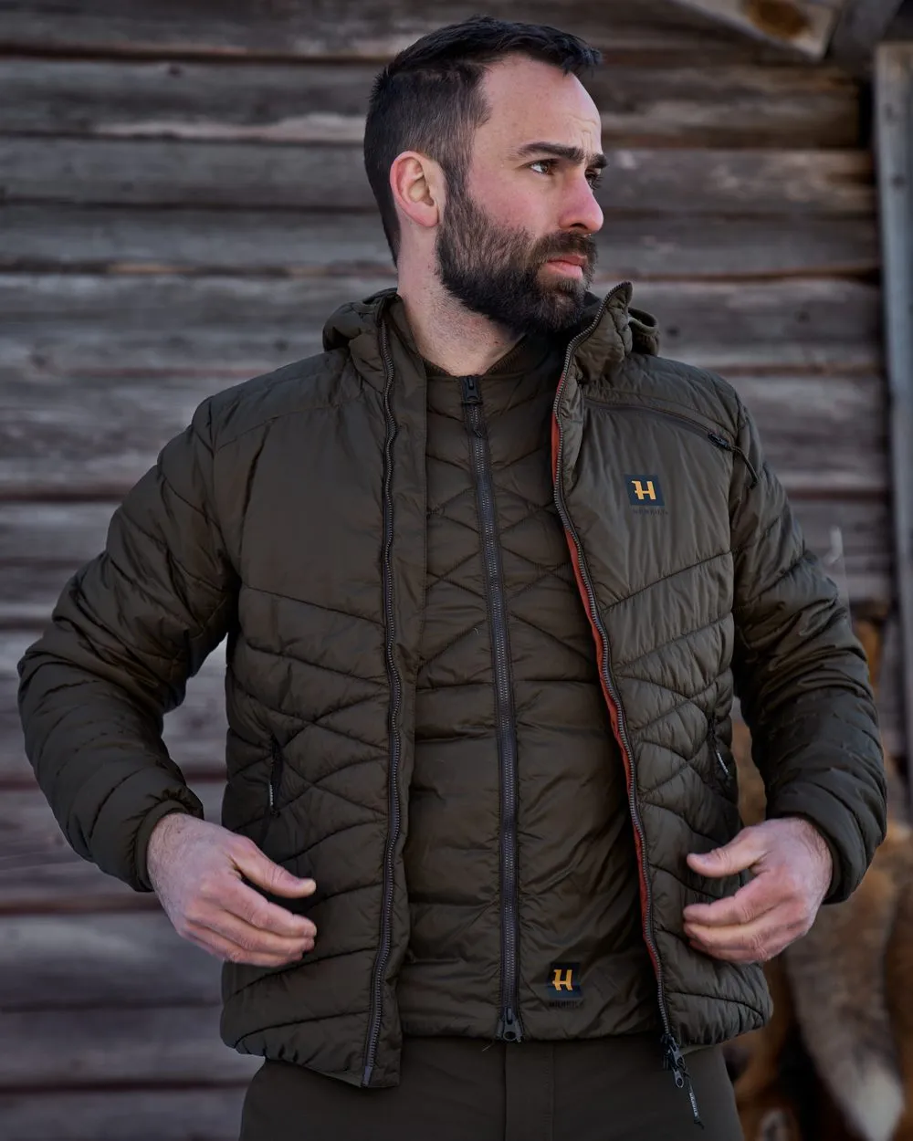 Harkila Logmar Insulated Packable Waistcoat Tartan Plaid Shirts Men