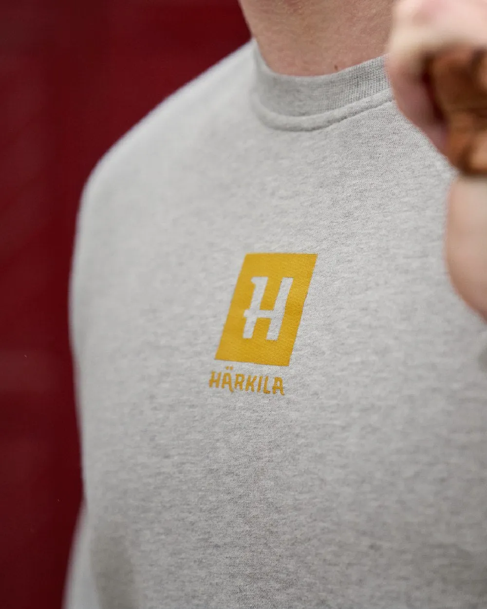 Harkila Mens Instinct Melange Sweatshirt Warm Sweatshirts for Men