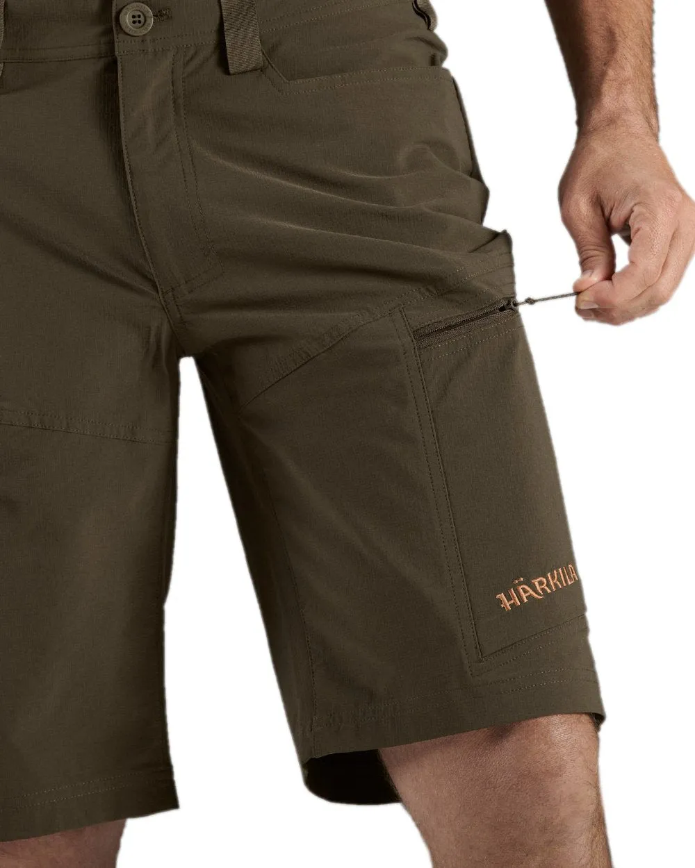 Harkila Men's Trail Shorts Summer Cargo Shorts Men