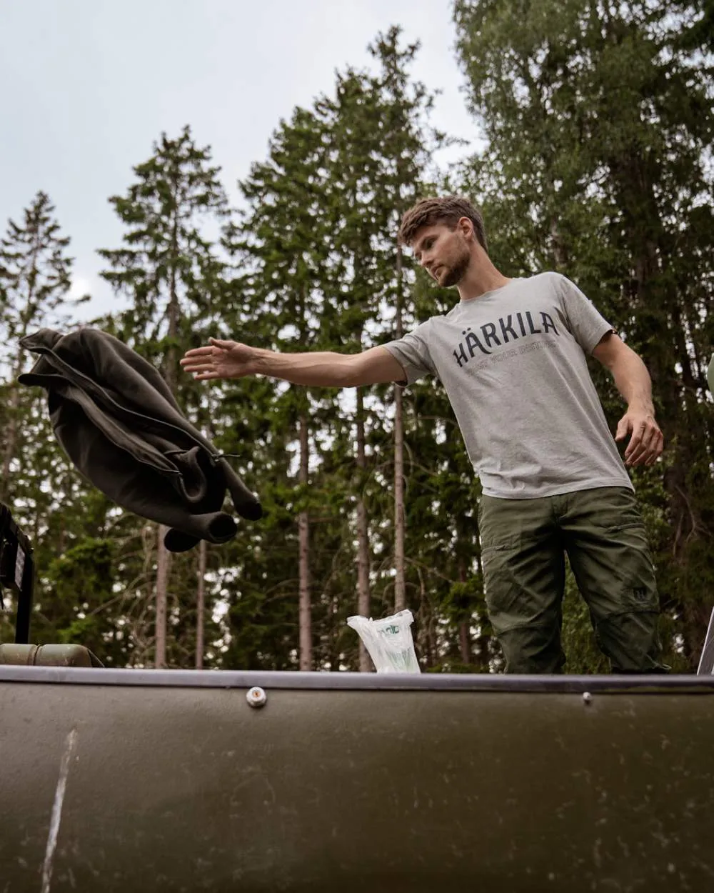 Harkila Modi Short Sleeve T-Shirt Shooting Check Shirts
