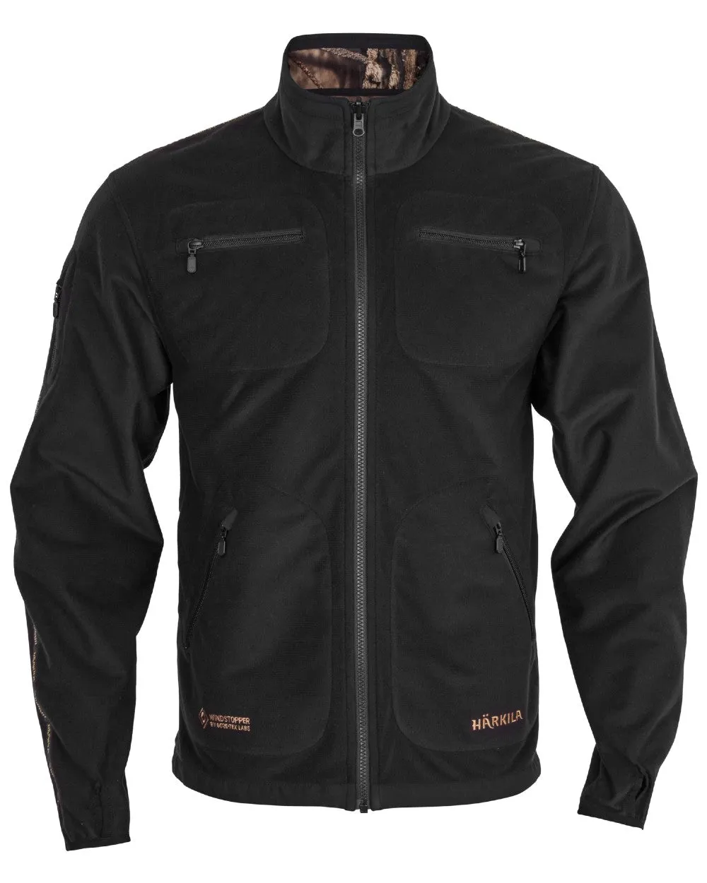Harkila Mossy Kamko WSP Reversible Fleece Jacket Men's Jackets and Coats