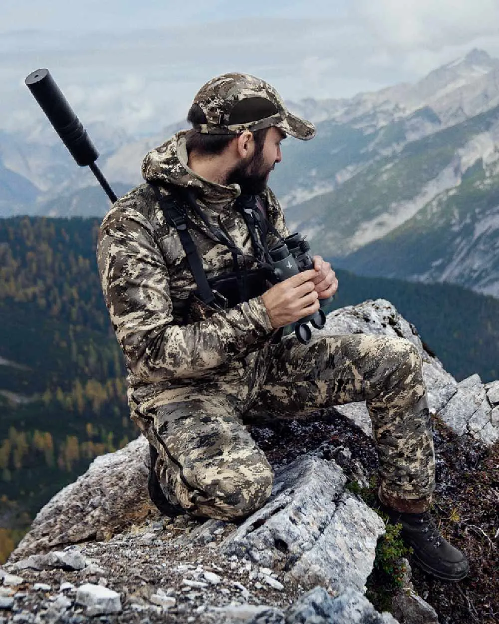Harkila Mountain Hunter Expedition Fleece Hoodie Men's Hunting Shell Jacket