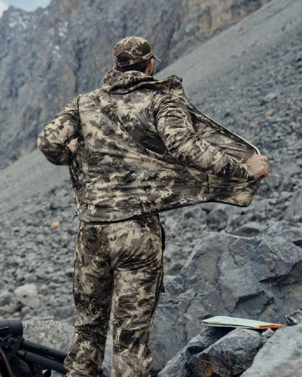 Harkila Mountain Hunter Expedition Fleece Hoodie Men's Hunting Shell Jacket