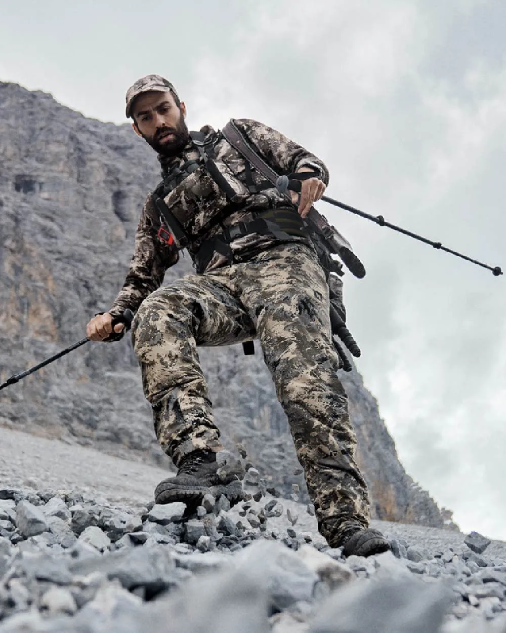 Harkila Mountain Hunter Expedition Fleece Hoodie Men's Hunting Shell Jacket