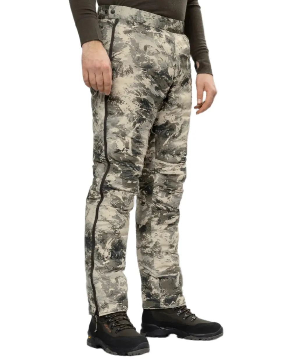 Harkila Mountain Hunter Expedition Packable Down Trousers Camouflage Cargo Pants