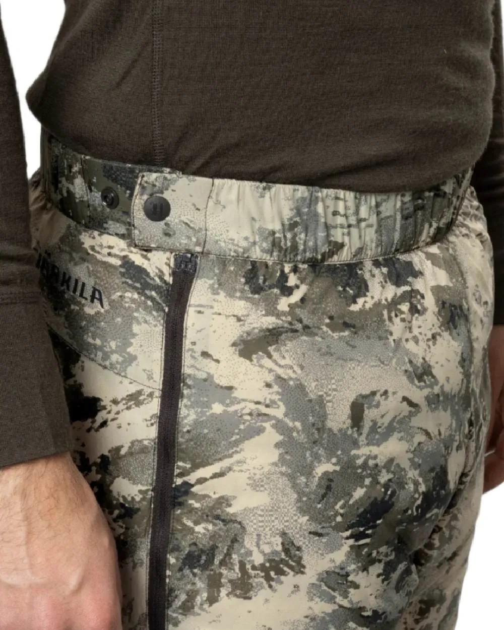 Harkila Mountain Hunter Expedition Packable Down Trousers Camouflage Cargo Pants