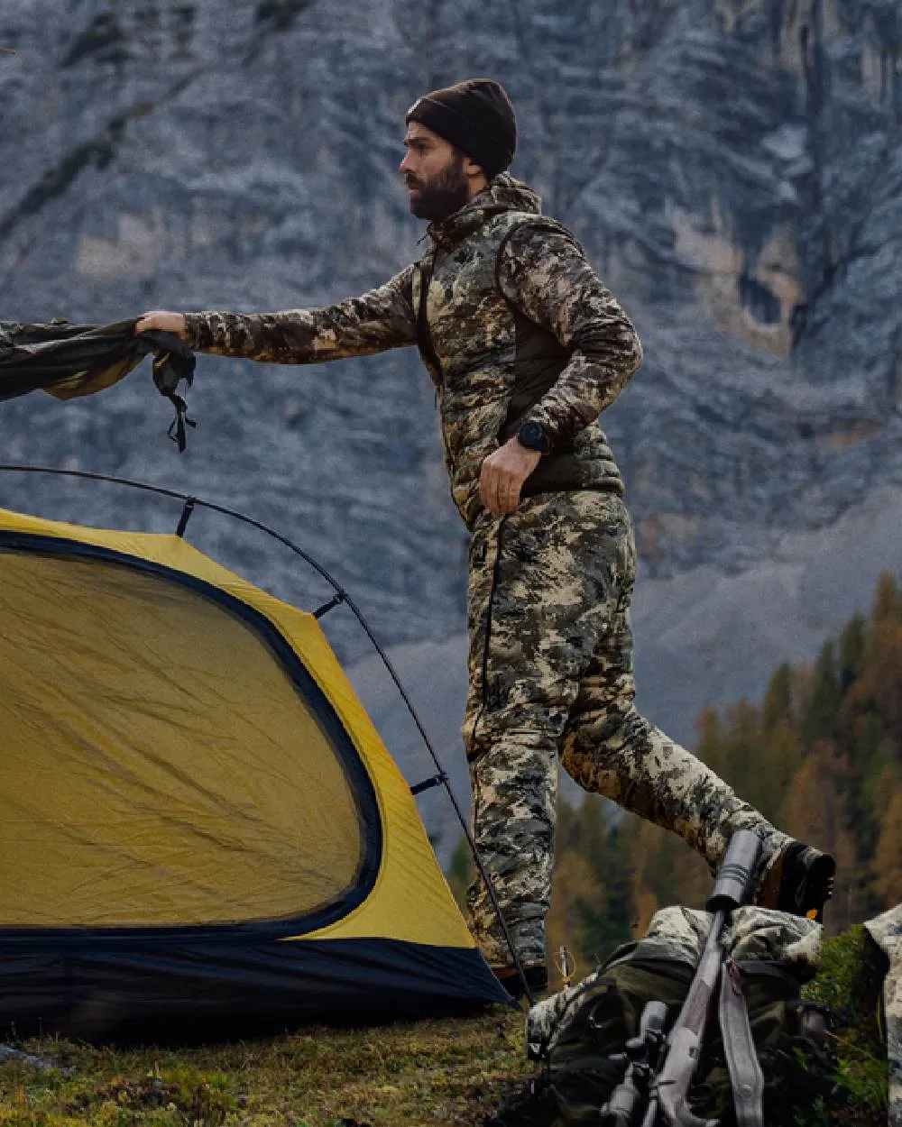 Harkila Mountain Hunter Expedition Reversible Down Waistcoat Long Sleeve Cotton Shirts