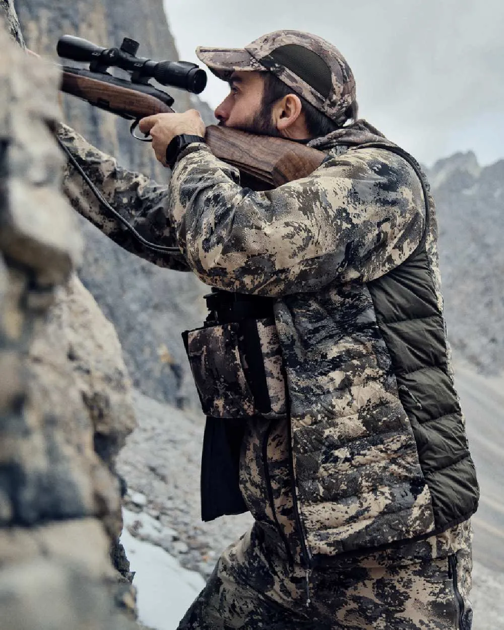 Harkila Mountain Hunter Expedition Reversible Down Waistcoat Long Sleeve Cotton Shirts