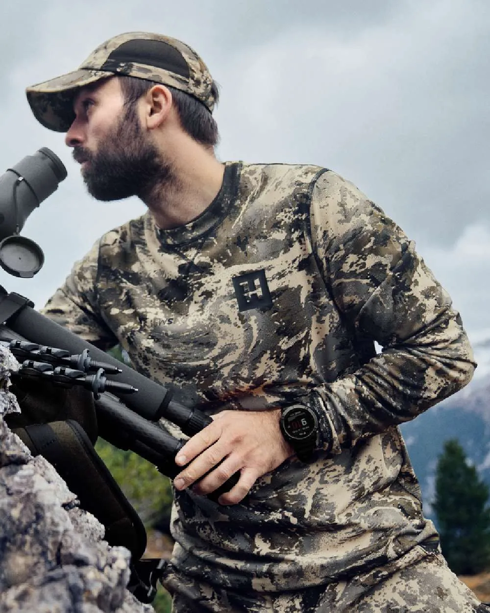 Harkila Mountain Hunter Expedition T-Shirt Shooting Check Shirts