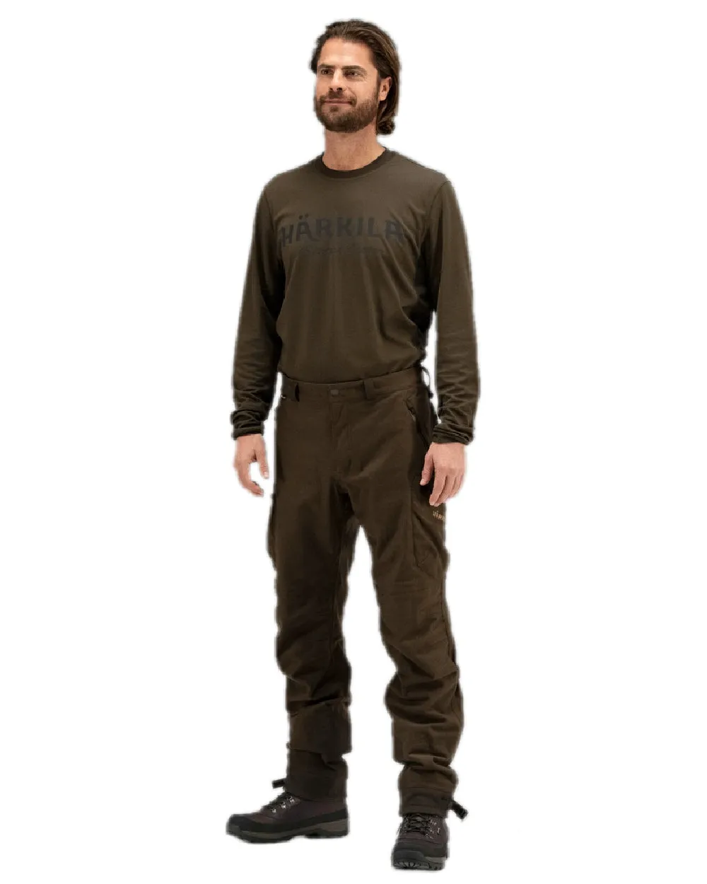 Harkila Mountain Hunter Long Sleeve T-Shirt Warm Sweatshirts for Men
