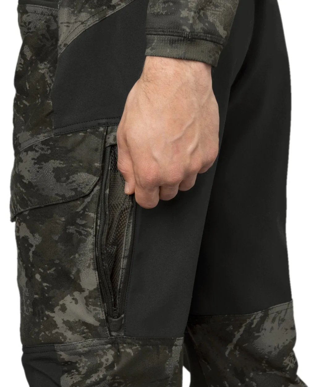Harkila NOCTYX Camo Silent Trousers Camouflage Cargo Pants