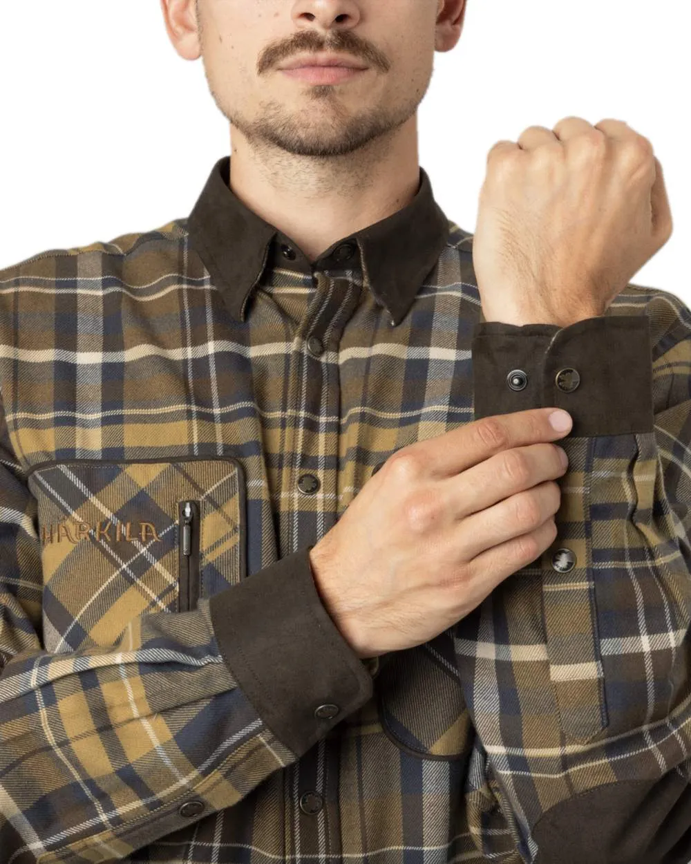Harkila Pajala Check Shirt Men's Check Pattern Shirts