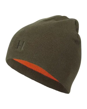 Harkila Reversible Beanie Thick Knit Beanie Caps