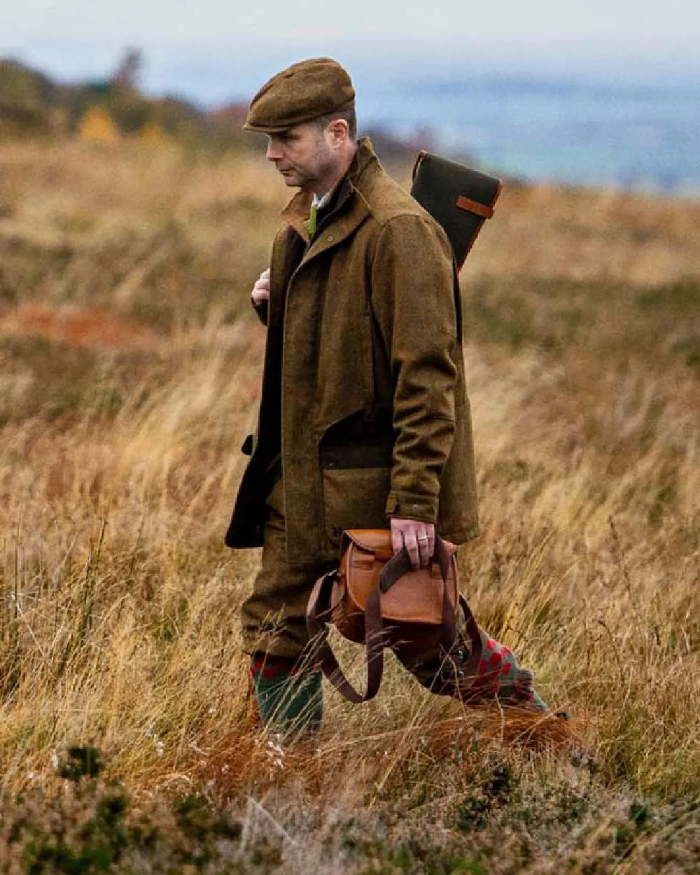 Harkila Stornoway 2.0 Tweed Shooting Jacket Men's Hunting Shell Jacket