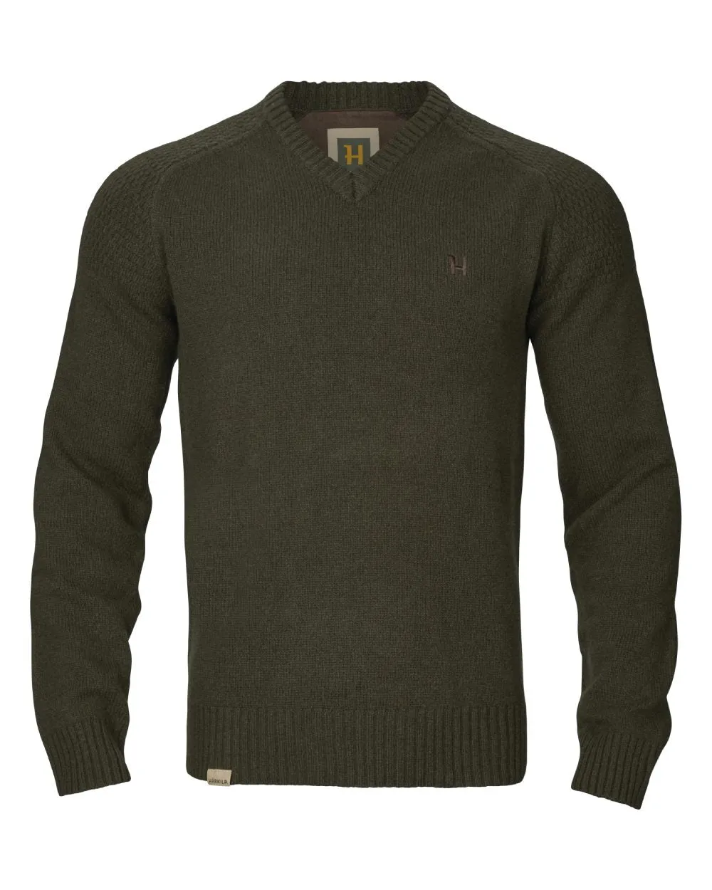 Harkila Vincent Merino V-Neck Pullover V-Neck Wool Sweaters