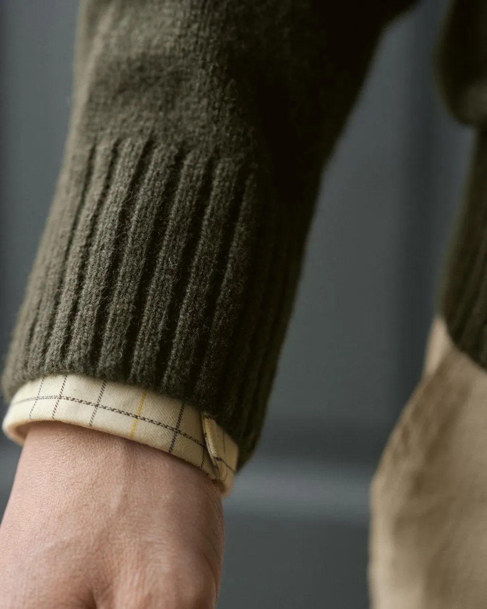 Harkila Vincent Merino V-Neck Pullover V-Neck Wool Sweaters