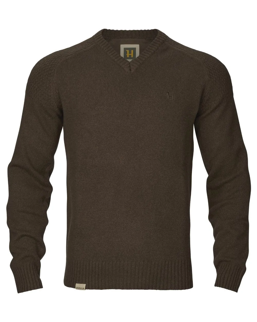 Harkila Vincent Merino V-Neck Pullover Wool V-Neck Pullovers
