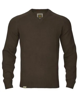 Harkila Vincent Merino V-Neck Pullover Wool V-Neck Pullovers