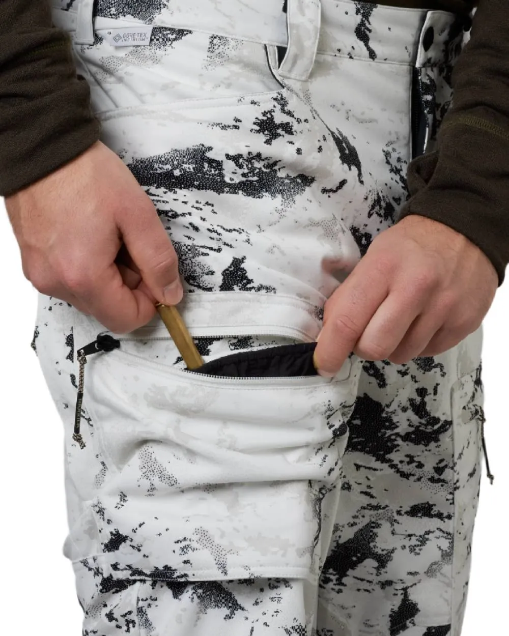 Harkila Winter Active WSP Trousers Camouflage Cargo Pants