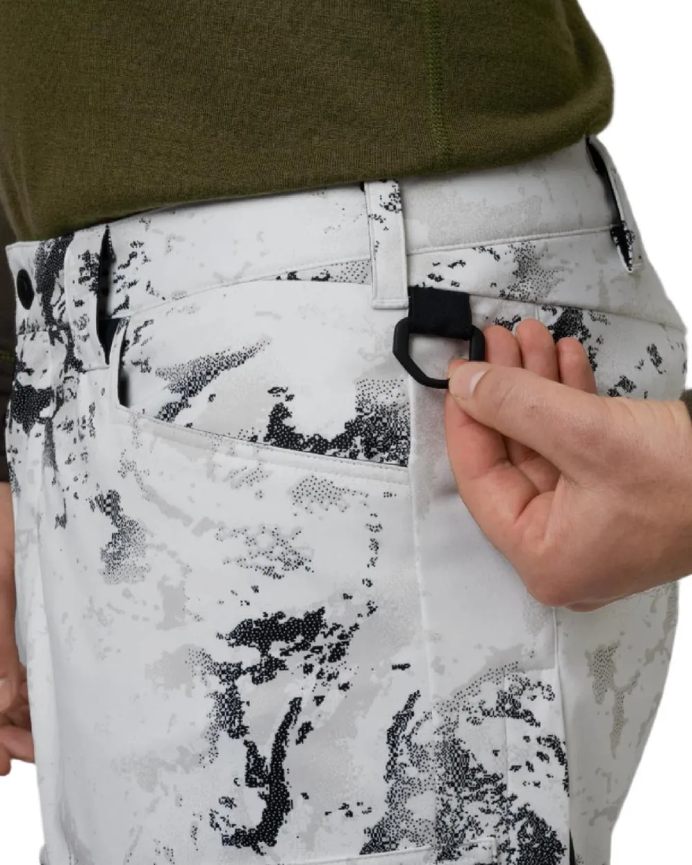 Harkila Winter Active WSP Trousers Camouflage Cargo Pants