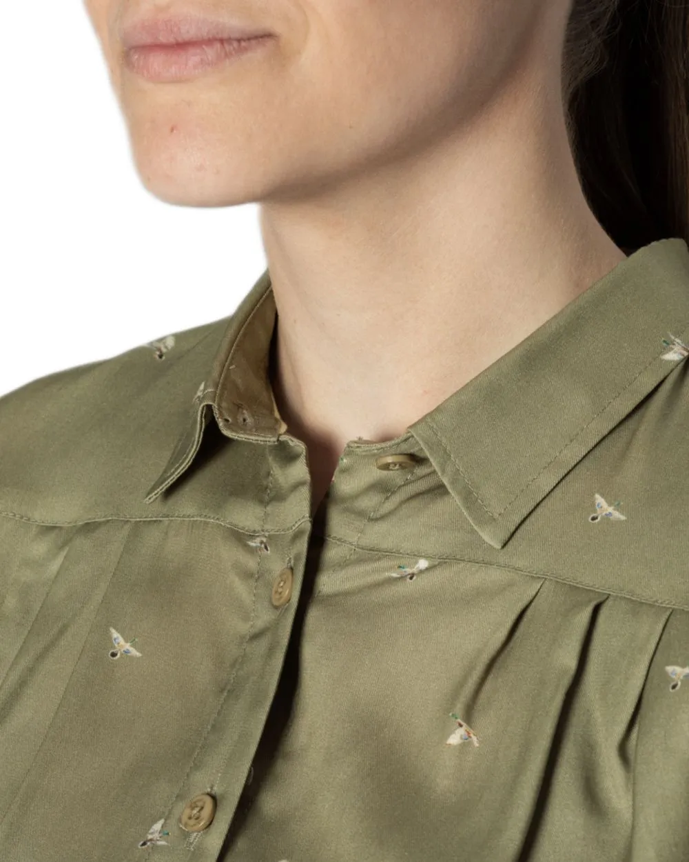 Harkila Womens Abigail Long Sleeve Shirt Harkila Button Shirts