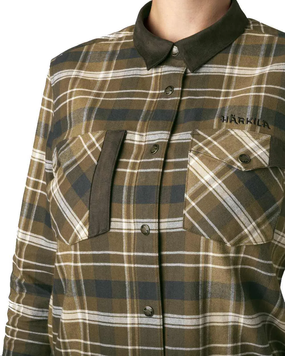 Harkila Womens Aivak Long Sleeved Shirt Bushcraft Flannel Shirts