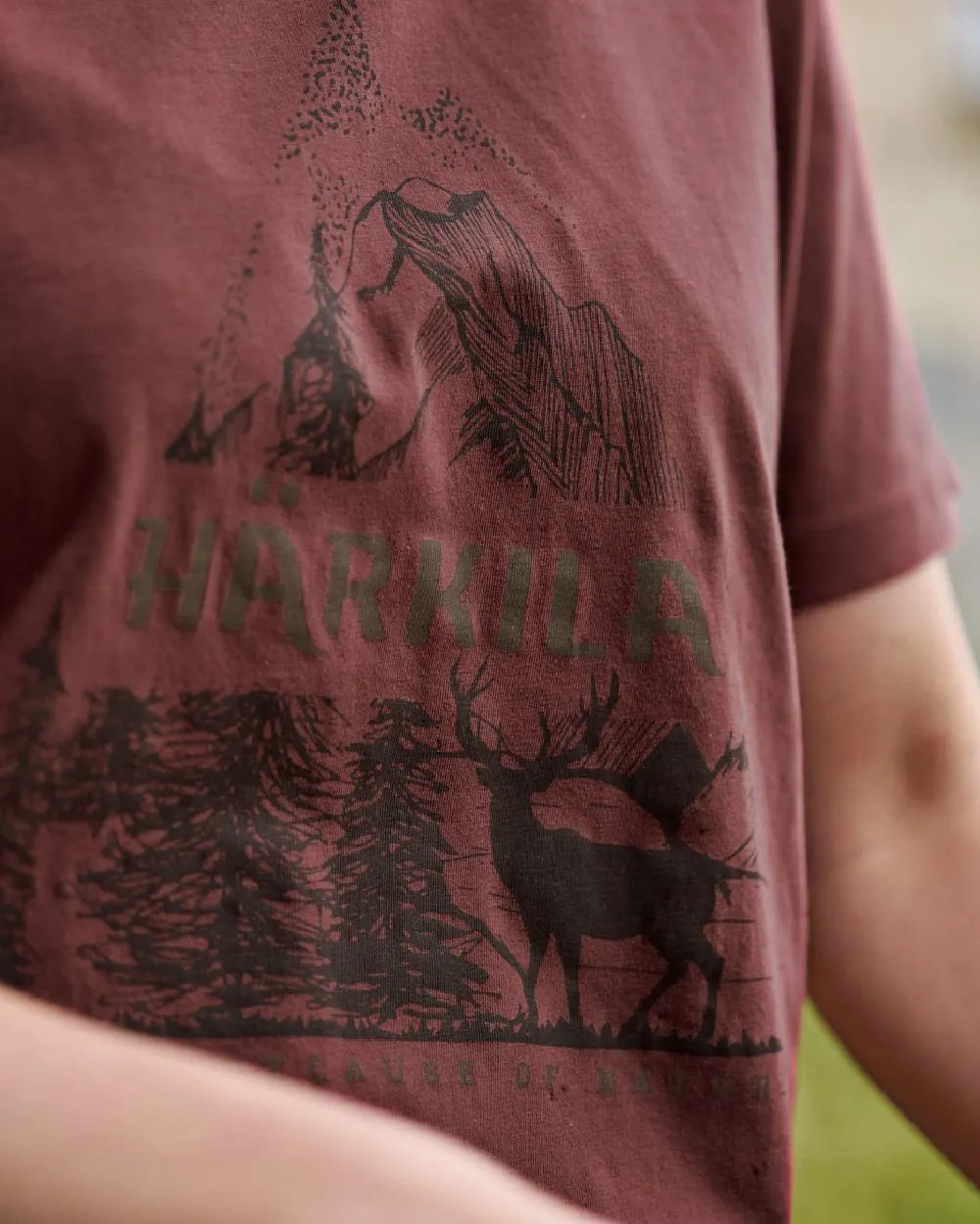 Harkila Womens Nature Short Sleeve T-Shirt Harkila Button Shirts