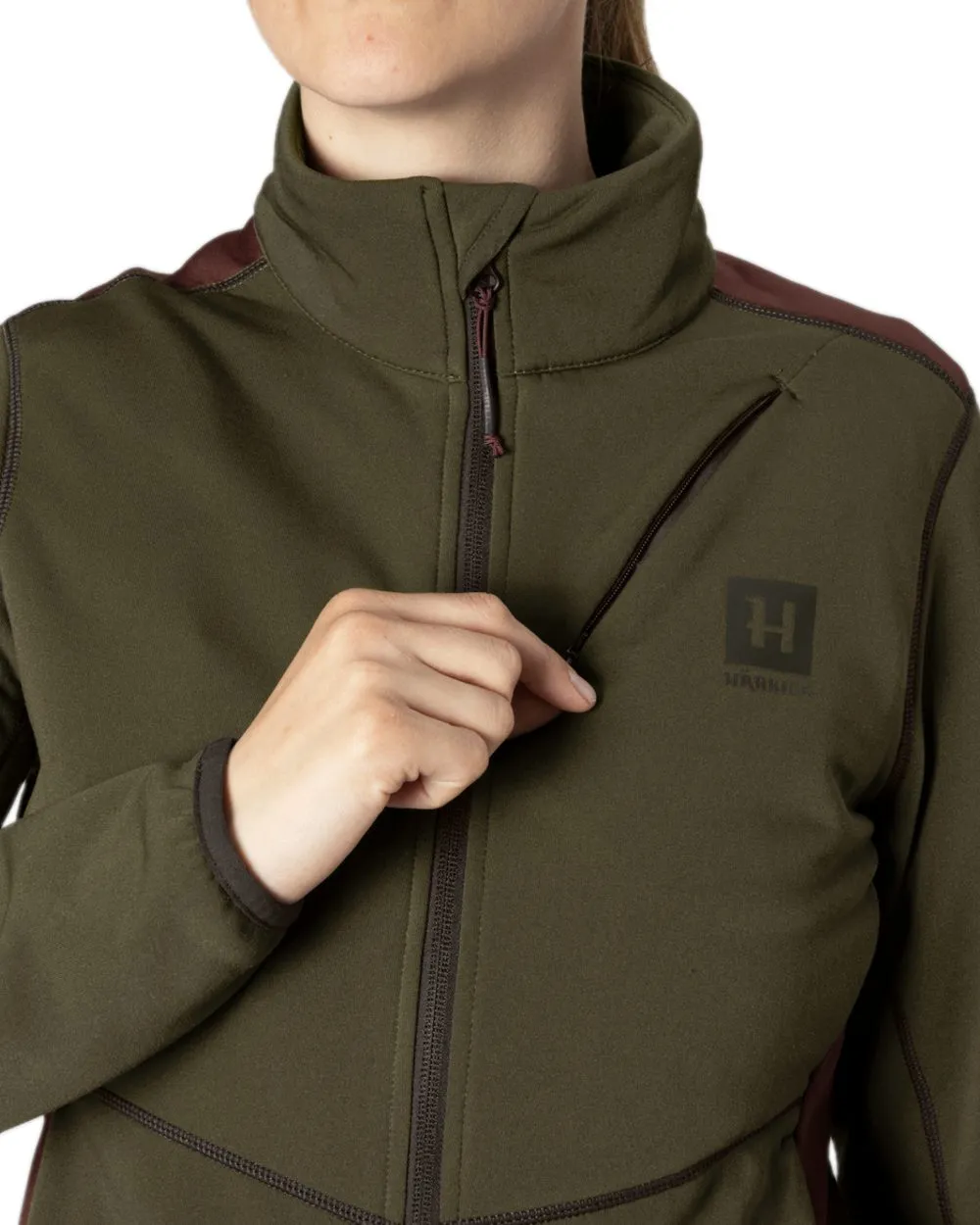 Harkila Womens Oda Fleece Jacket Harkila Fleece Outerwear