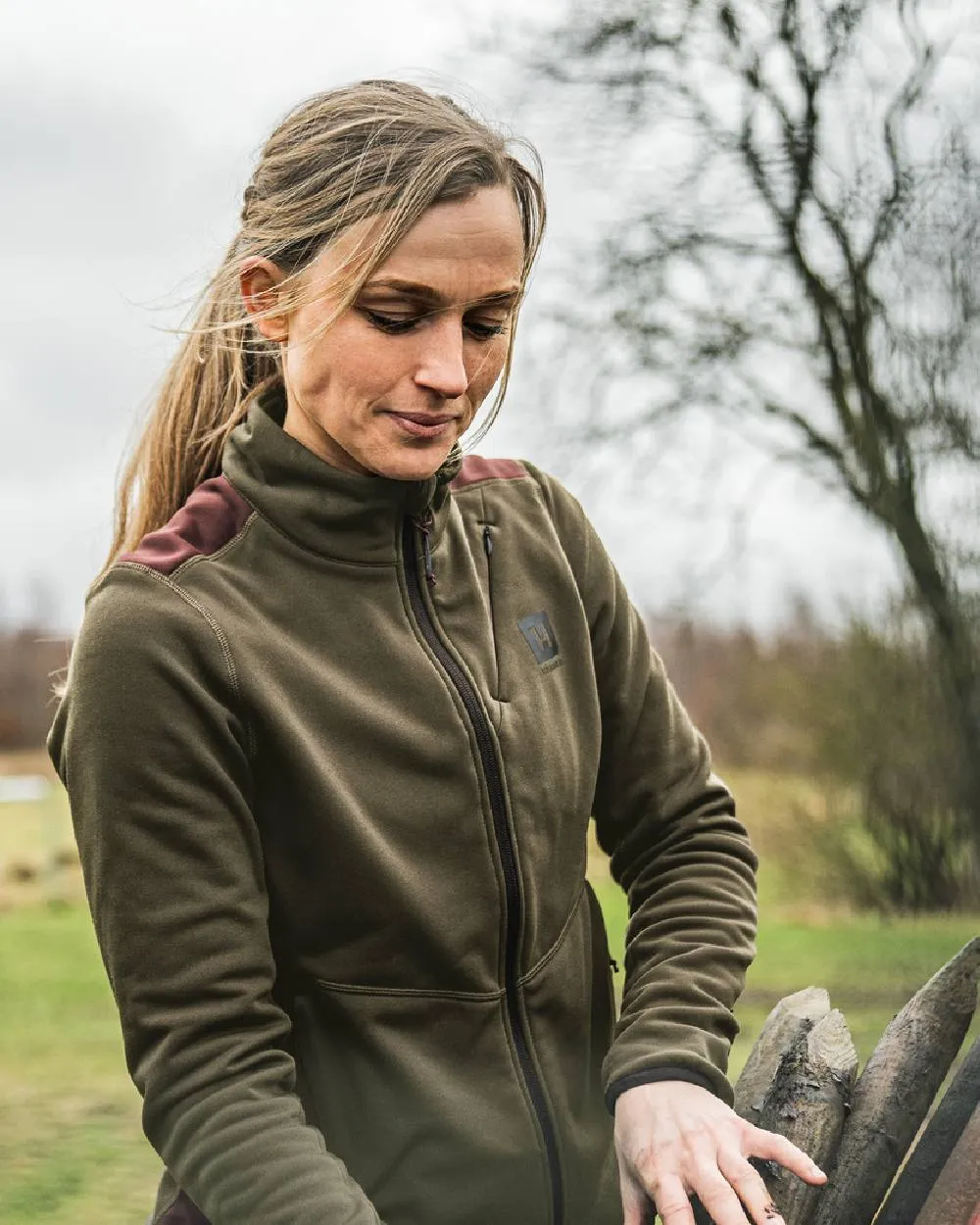 Harkila Womens Oda Fleece Jacket Harkila Fleece Outerwear