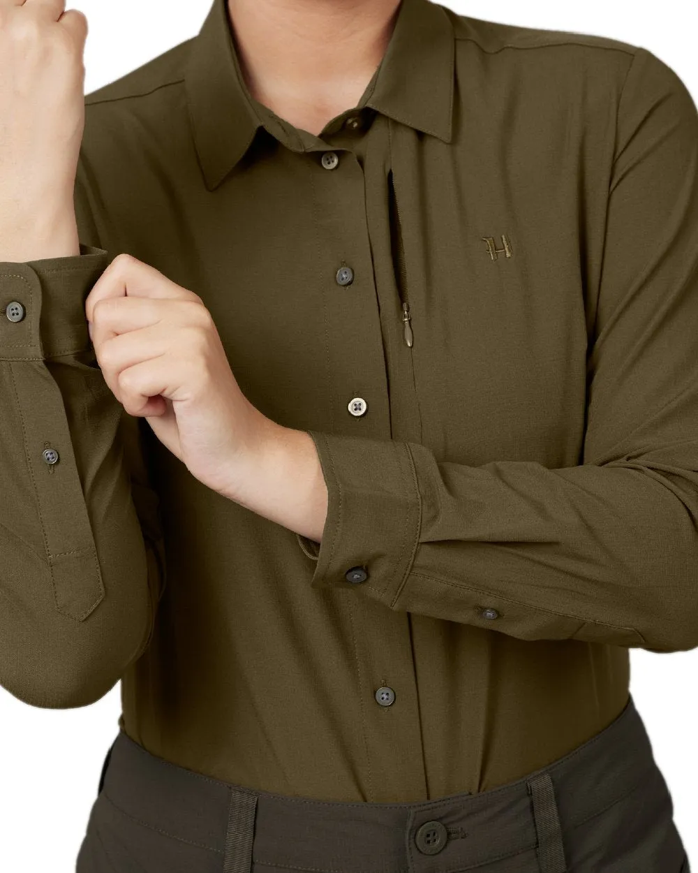 Harkila Women's Trail L/S Shirt Hiking Shirts for Men