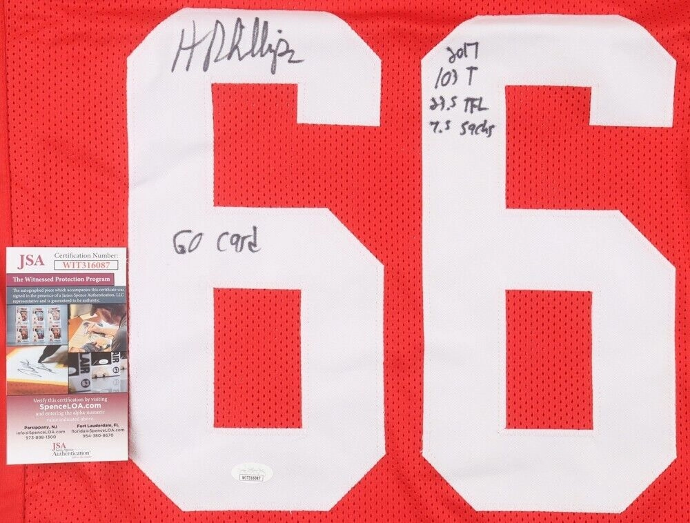 Harrison Phillips Signed Stanford Cardinal Jersey (JSA COA) Minnesota Vikings