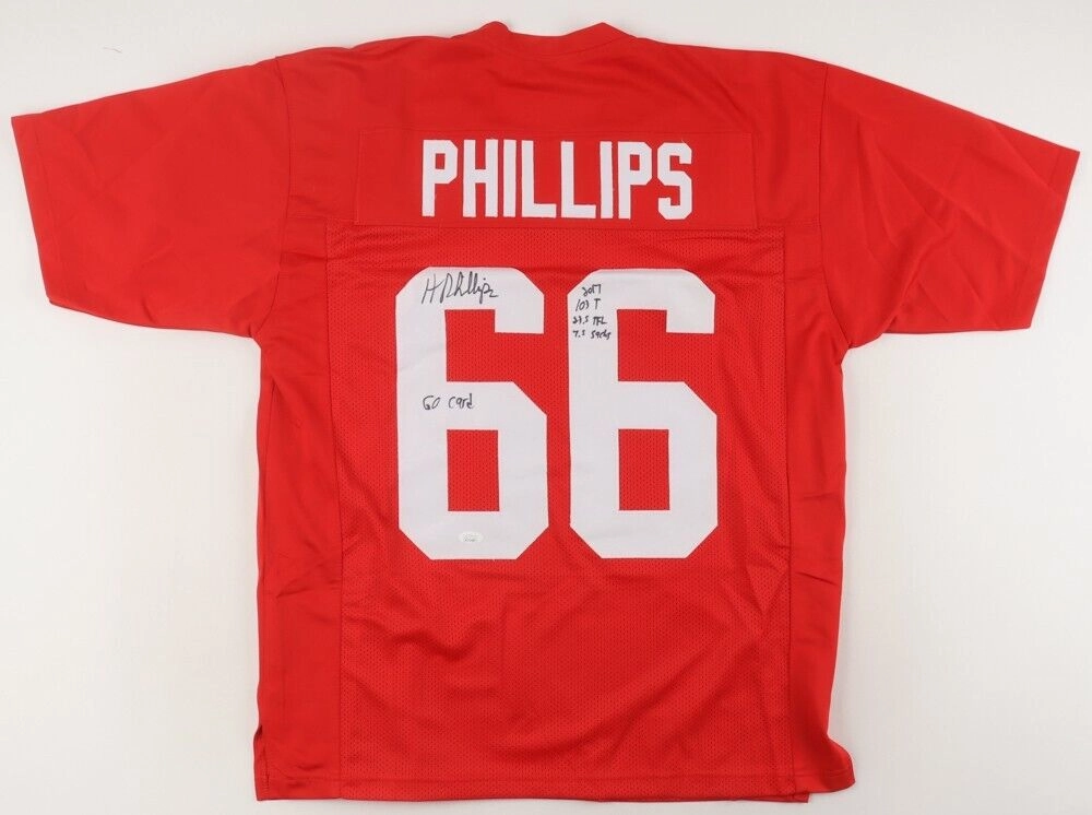Harrison Phillips Signed Stanford Cardinal Jersey (JSA COA) Minnesota Vikings