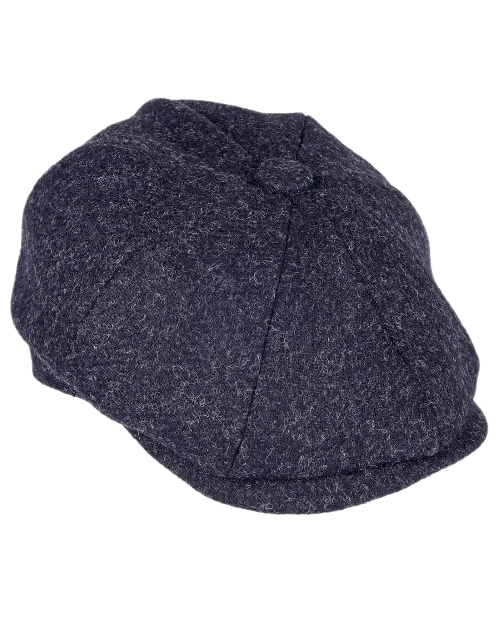 Heather Archie Twill 8-Piece Tweed Cap Heather Beanie Cap Men