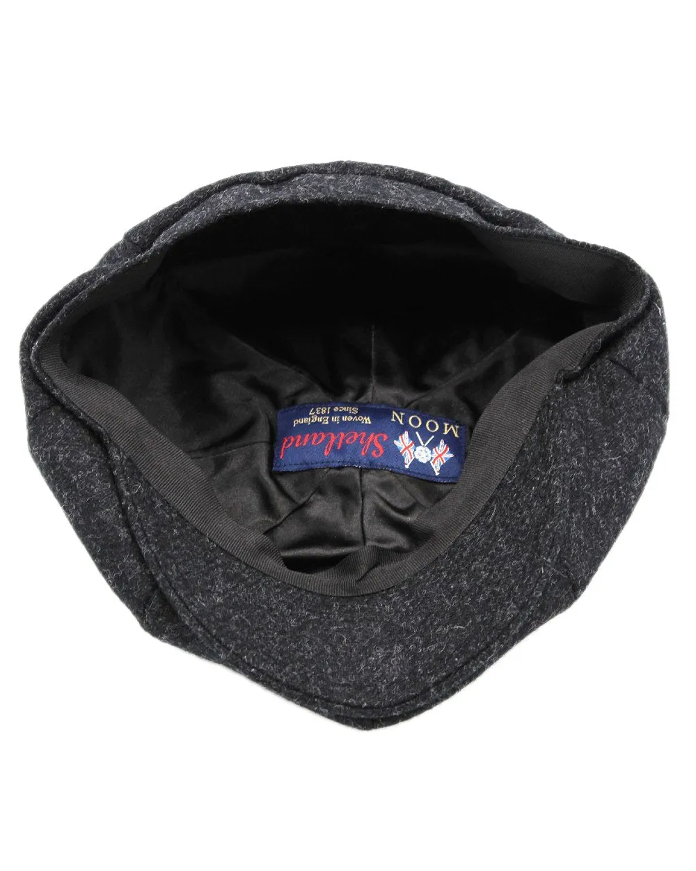Heather Archie Twill 8-Piece Tweed Cap Heather Beanie Cap Men